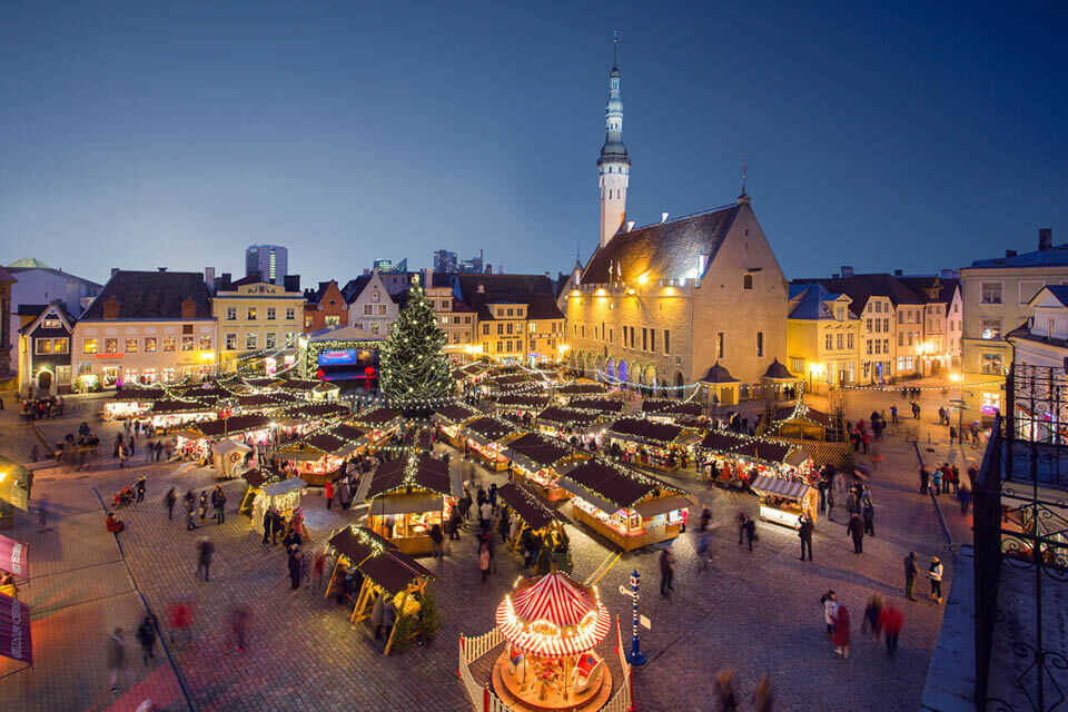Рождественский рынок в Таллинне