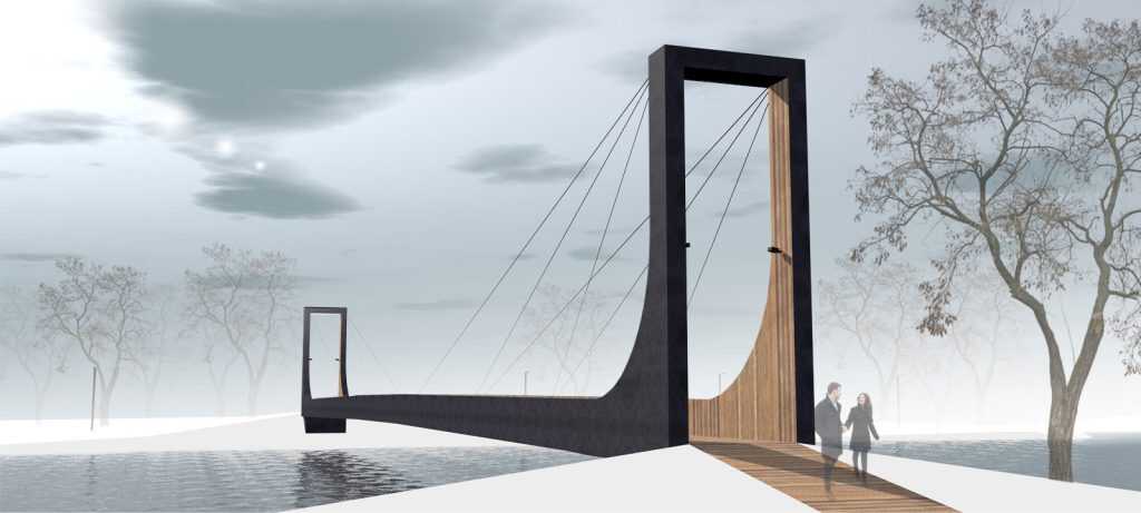 Marja street footbridge concept